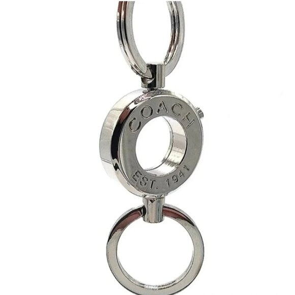 Vintage COACH Grommet Valet Keychain Fob #1658 - Picture 2 of 7